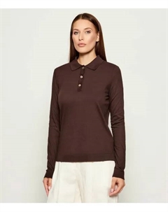 Футболка поло Regular fit, коричневый Gant