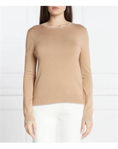 Свитер Regular fit, коричневый Liu jo