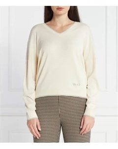 Свитер Regular fit, белый Liu jo