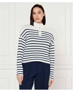 Шерстяной свитер Regular fit, белый Tommy hilfiger
