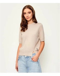 Свитер Regular fit, бежевый Liu jo