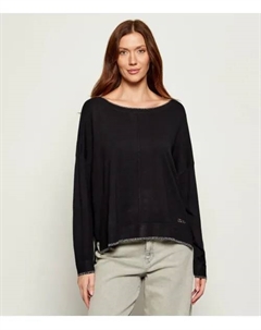 Свитер Relaxed fit, черный Liu jo