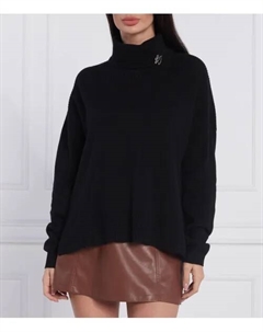 Шерстяная водолазка Regular fit, черный Liu jo