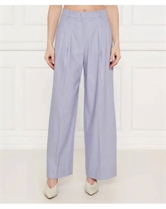 Льняные брюки Flare fit, фиолетовый Liu jo