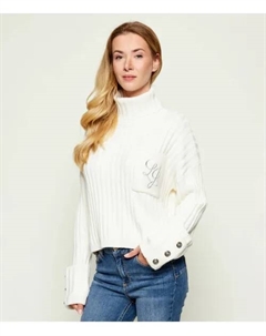 Водолазка Loose fit, белый Liu jo