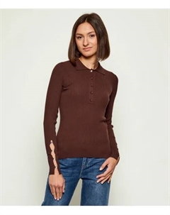 Свитер Slim fit, коричневый Liu jo