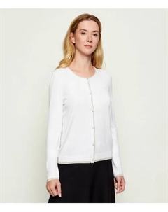 Кардиган Regular fit, белый Liu jo
