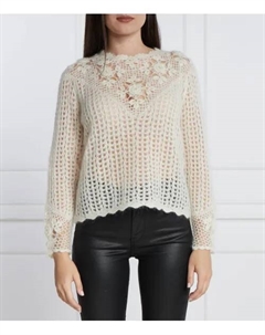 Шерстяной свитер Regular fit, белый Twinset