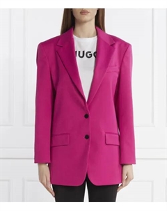 Элегантная куртка акате Oversize fit, розовый Hugo