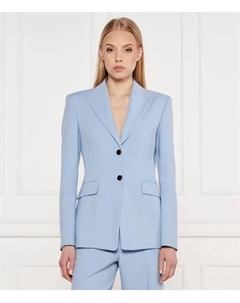 Элегантная куртка Asmalla Slim fit, синий Hugo