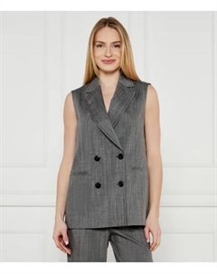 Жилет из шерсти Диди Loose fit, серый Max&co