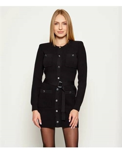 Платье с поясом, черный Liu jo