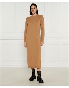 Шерстяное платье, коричневый Liu jo