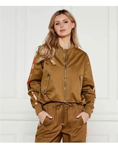 Куртка-Бомбер с узором пейсли Loose fit, бежевый Desigual