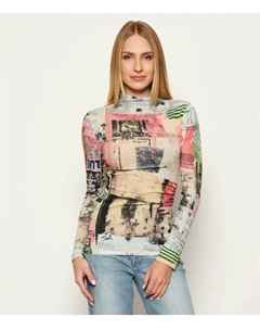 Водолазка с коротким воротом jers_montreal Regular fit, мультиколор Desigual
