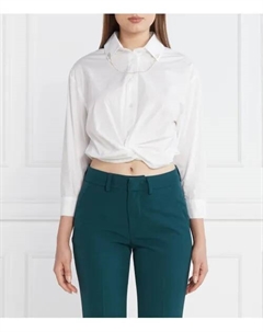 Рубашка Cropped fit, белый Liu jo