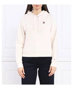 Свитшот с вышивкой reg monogram Regular fit, белый Tommy hilfiger