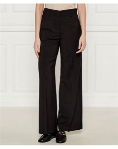 Визуальные шерстяные брюки Flare fit, черный Weekend max mara