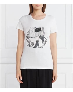 Футболка Regular fit, белый Liu jo