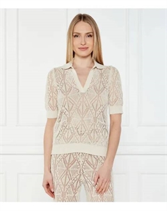 Свитер Regular fit, бежевый Liu jo