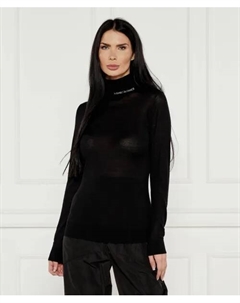 Шерстяная водолазка Slim fit, черный Elisabetta franchi