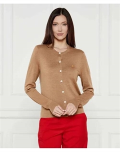 Шерстяной кардиган «Лунный» Regular fit, бежевый Polo ralph lauren