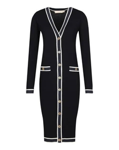 Шерстяной кардиган Маделин Regular fit, синий Tory burch