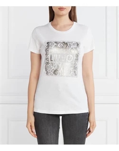 Футболка Regular fit, белый Liu jo