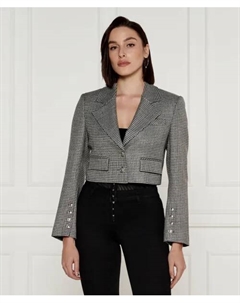 Элегантный жакет Cropped fit, серый Liu jo