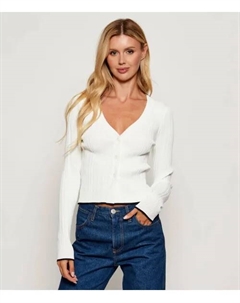 Кардиган Вивара Cropped fit, белый Pinko