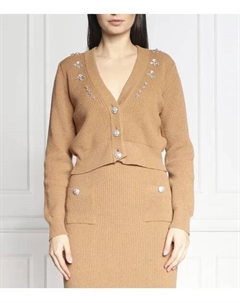 Кардиган Cropped fit, бежевый Liu jo