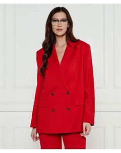 Элегантная шерстяная куртка Jovana-db2 Oversize fit, красный Boss