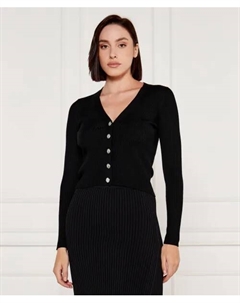 Кардиган из шерсти тилацина Regular fit, черный Pinko