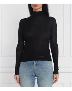 Шерстяная водолазка Regular fit, черный Patrizia pepe