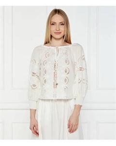 Блуза Regular fit, бежевый Liu jo