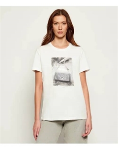 Футболка Relaxed fit, белый Liu jo