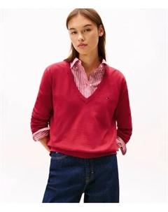 Необходимый свитер Regular fit, красный Tommy jeans