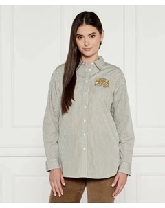 Рубашка Котта Relaxed fit, зеленый Lauren ralph lauren