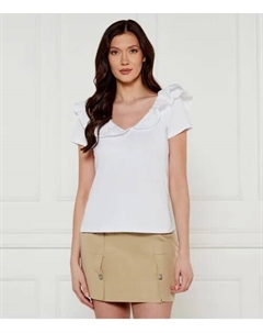 Блуза Regular fit, белый Liu jo