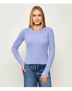 Свитер Regular fit, фиолетовый Tommy jeans