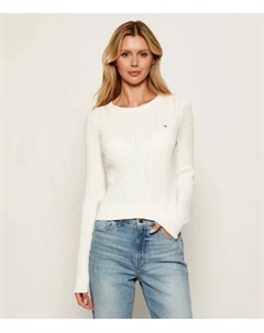 Свитер Regular fit, бежевый Tommy jeans