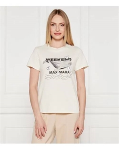 Футболка Spire Regular fit, бежевый Weekend max mara