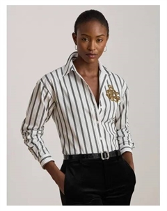 Рубашка Relaxed fit, белый Lauren ralph lauren