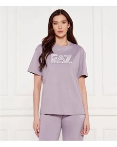 Футболка Relaxed fit, фиолетовый Ea7