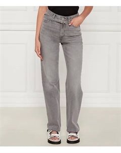 Джинсы gilissi_3 Relaxed fit, серый Hugo