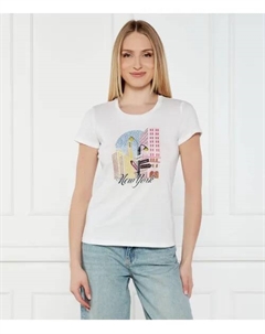 Футболка Regular fit, белый Liu jo