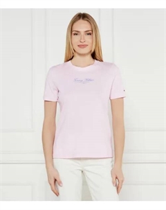 Футболка Regular fit, розовый Tommy hilfiger