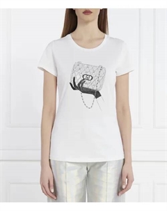 Футболка Regular fit, белый Liu jo