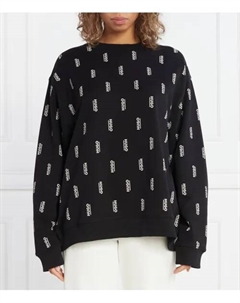 Толстовка Deroxane Regular fit, черный Hugo