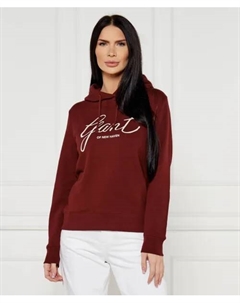 Толстовка Regular fit, красный Gant
